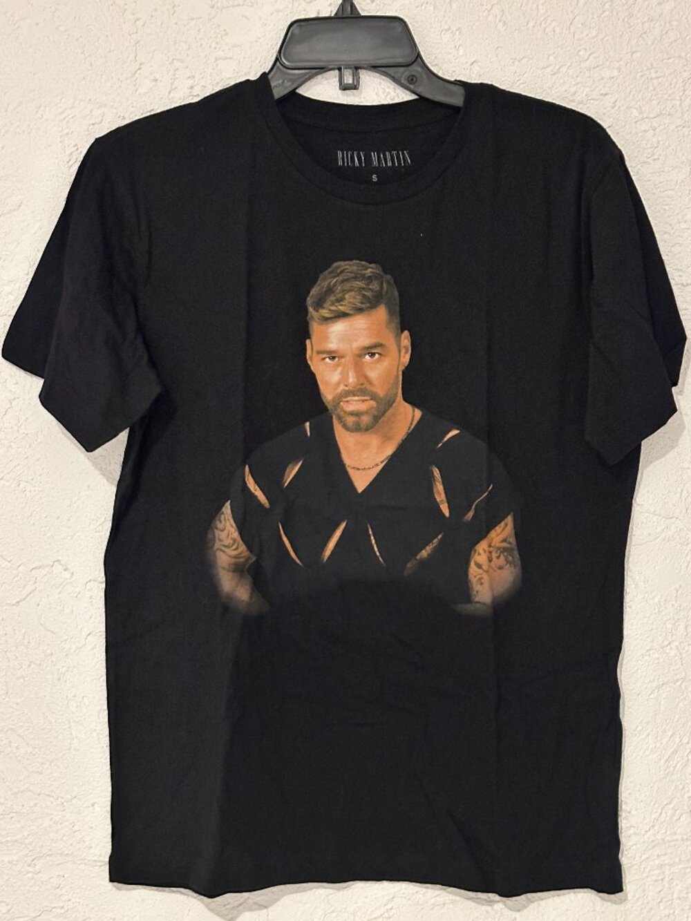 Ricky Martin Trilogy Tour 2023 Concert T-Shirt Black S New Unisex